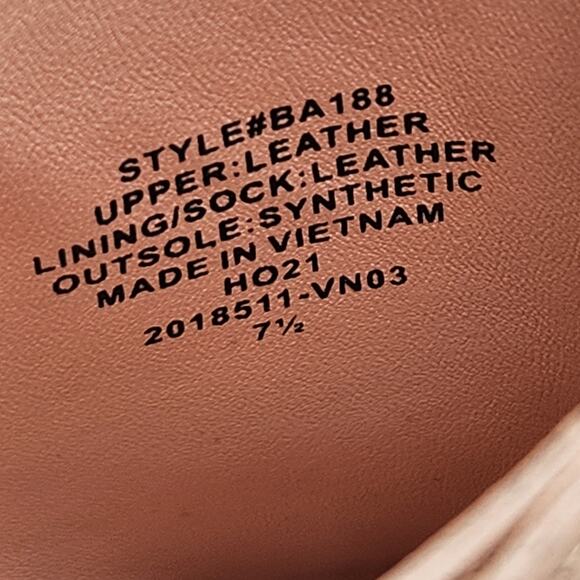 J Crew Convertible Leather Clog Shoes Women Size 7.5 Blush Beige Platofrm Studs - Picture 4 of 8